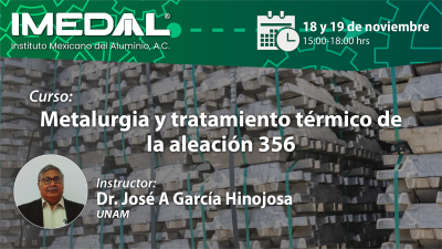 Curso: Metalurgia y tratamiento térmico de la aleación 356